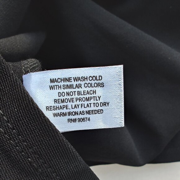 Boston Proper New Fit and Flare Beyond Travel Dress Black Size 10 - Picture 6 of 6